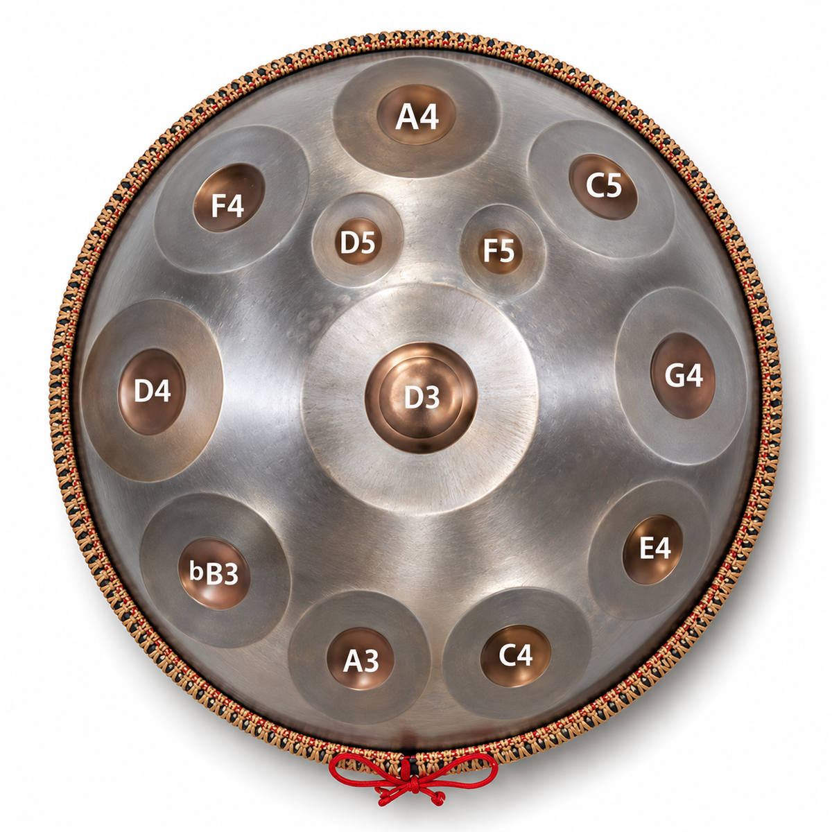 Sonara Luna – D Minor Stainless Steel Handpan | 9, 10 & 12 Notes