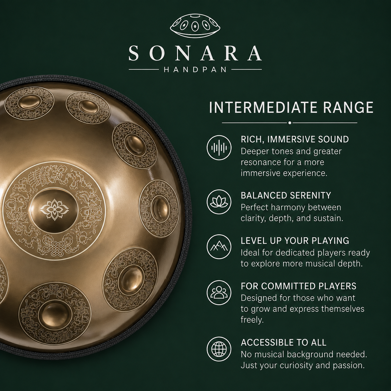 Lotus | Handpan D Kurd