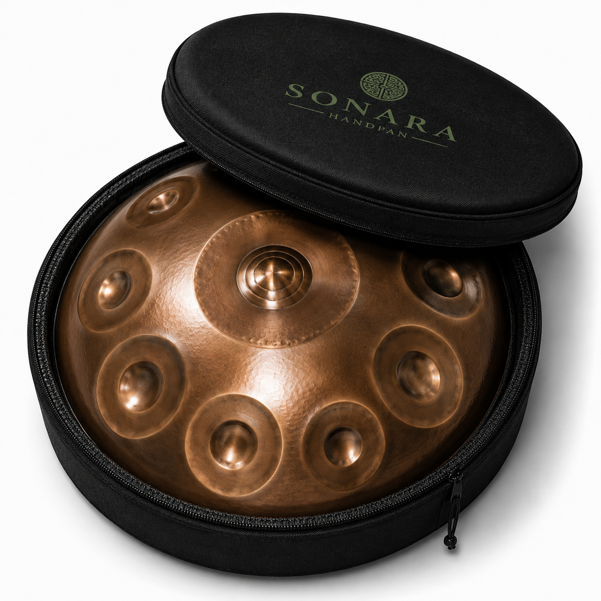 The Atlas Handpan – D Kurd | 16 & 18 Notes