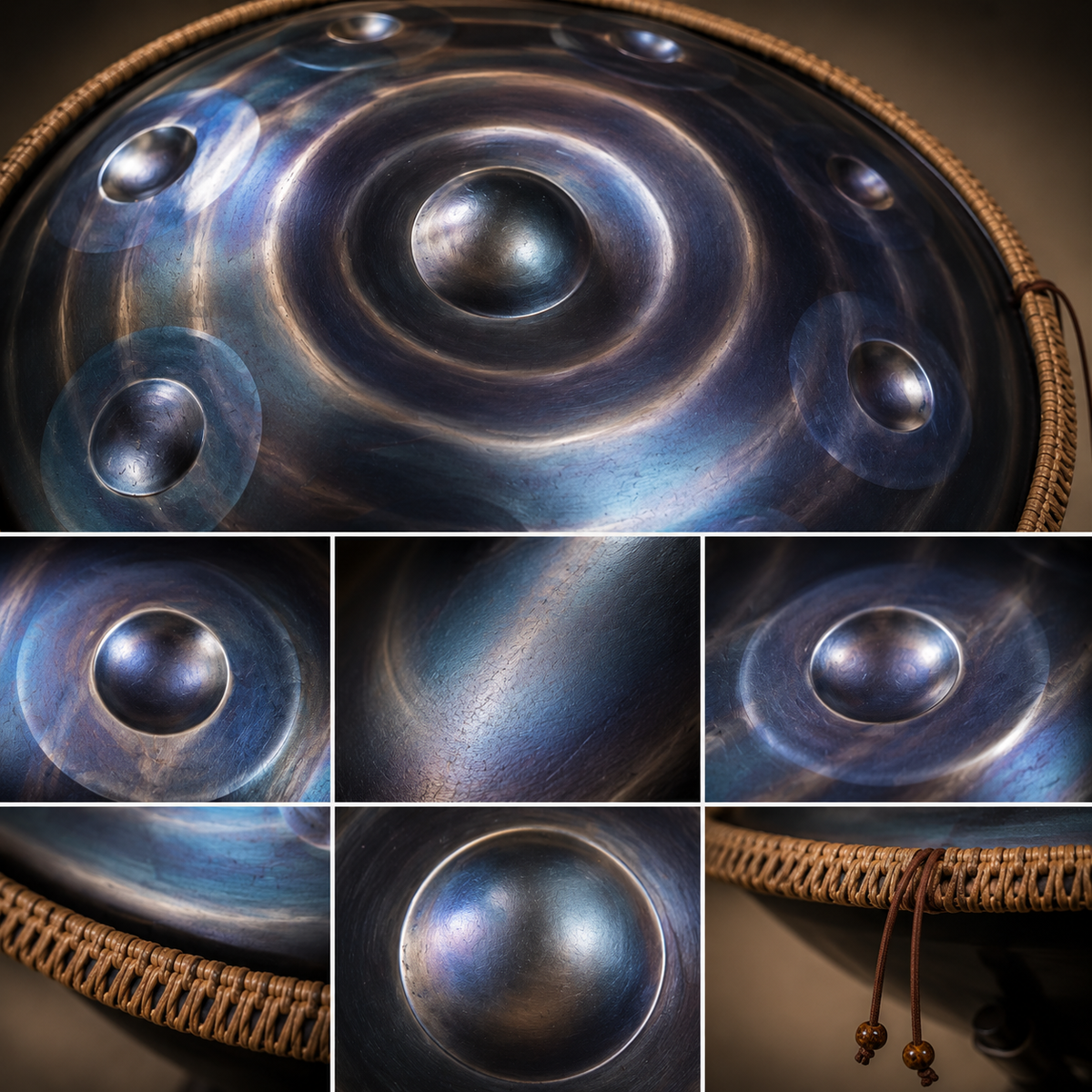 The Nocturne Handpan – D Minor | 9 & 10 Notes