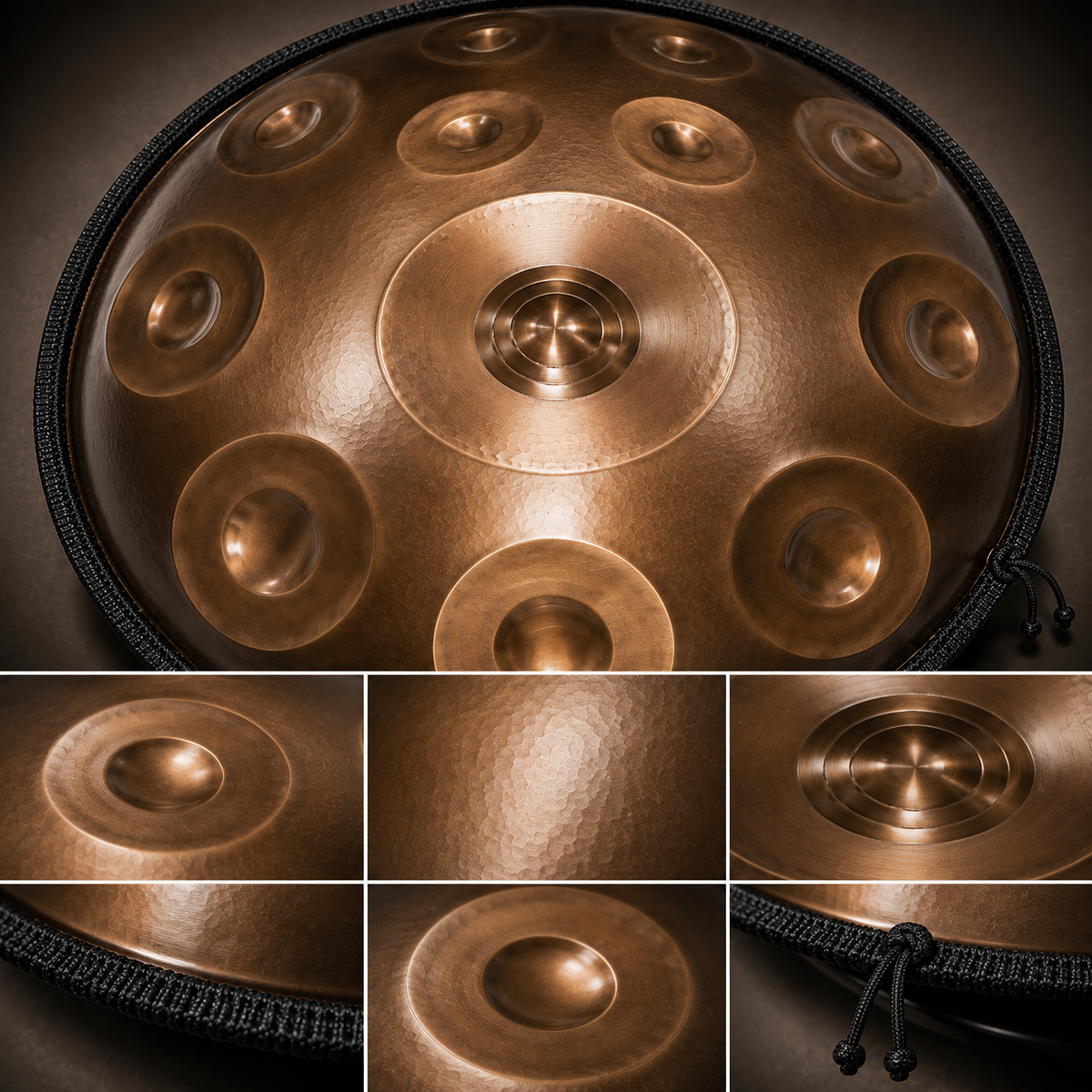 The Atlas Handpan – D Kurd | 16 & 18 Notes
