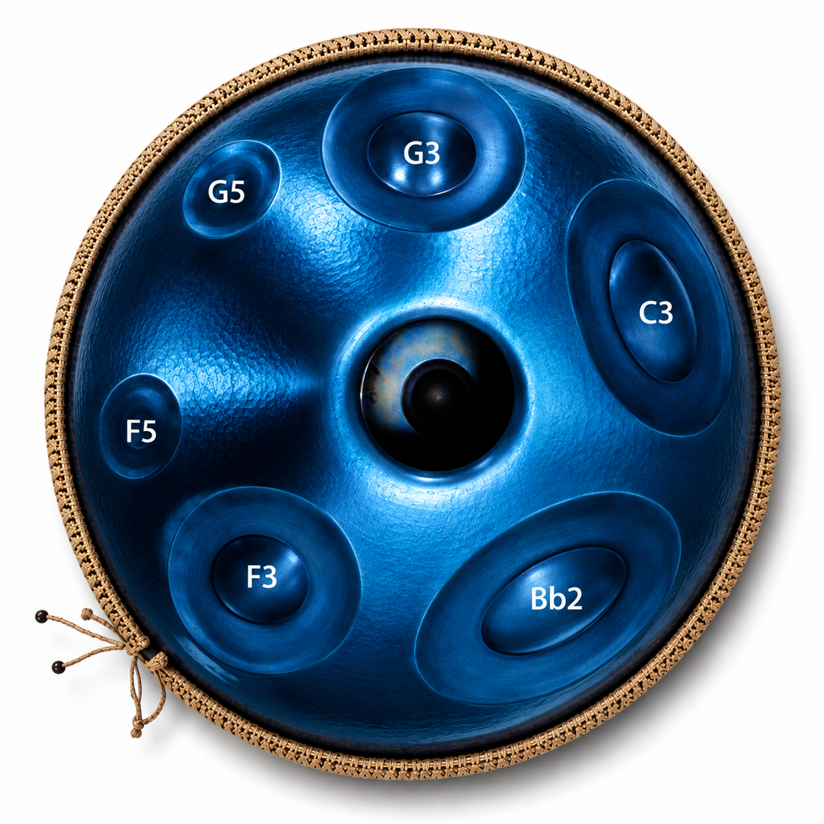 The Cobalt Handpan – D Kurd | 18 Notes