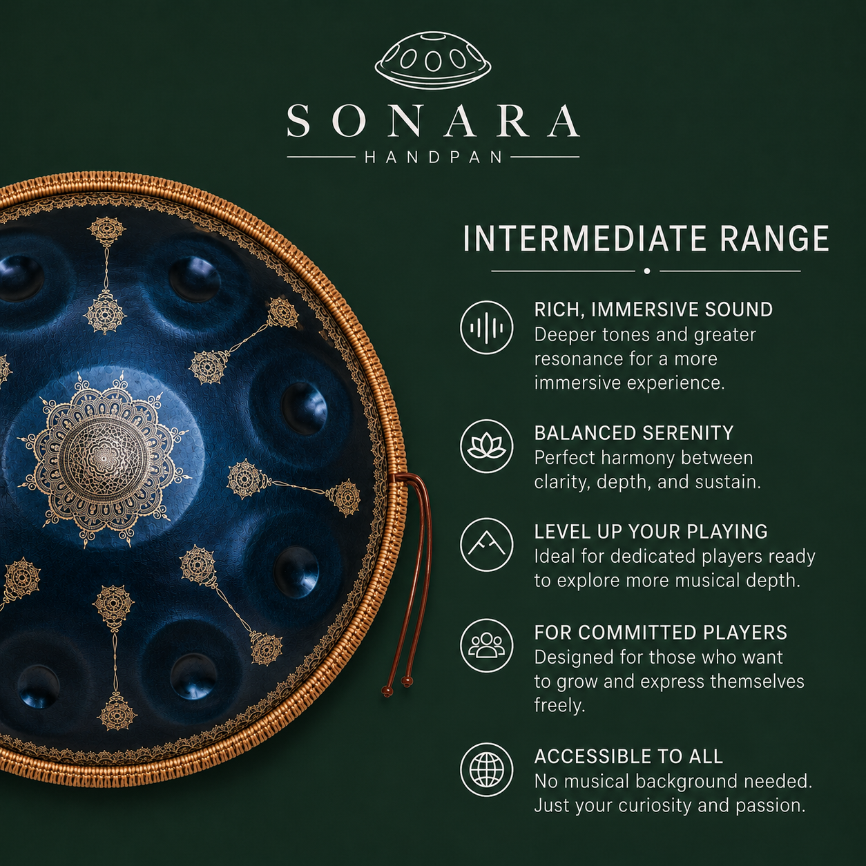 Mandala Blue | Handpan