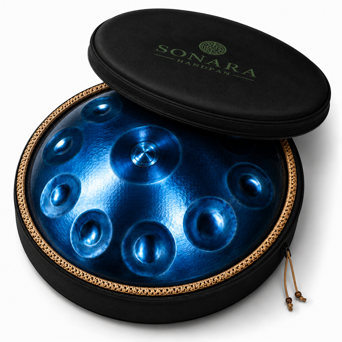 The Cobalt Handpan – D Kurd | 18 Notes