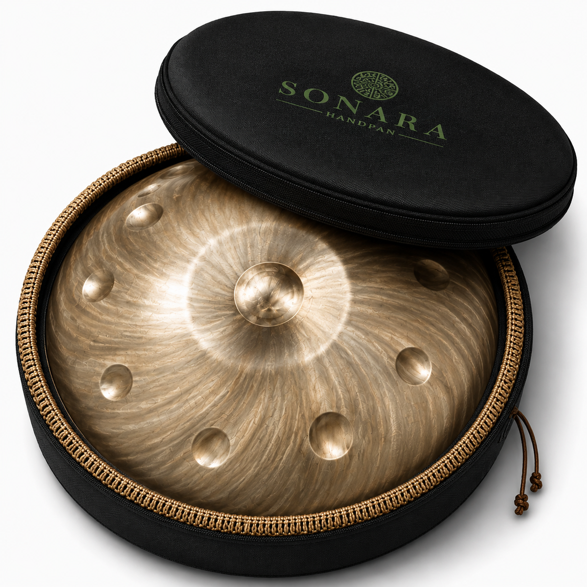 The Aura Handpan – D Kurd | 9 & 10 Notes