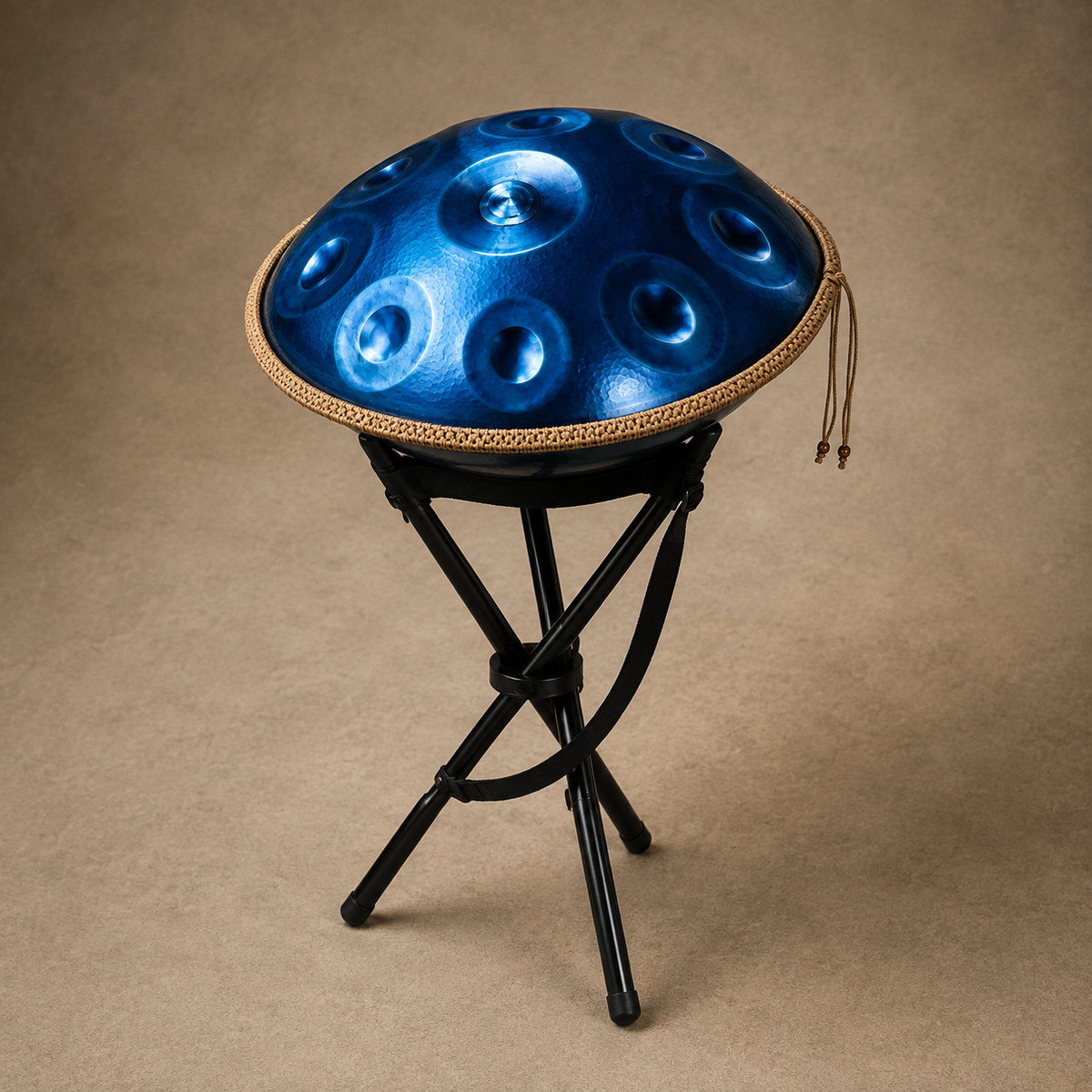 The Cobalt Handpan – D Kurd | 18 Notes