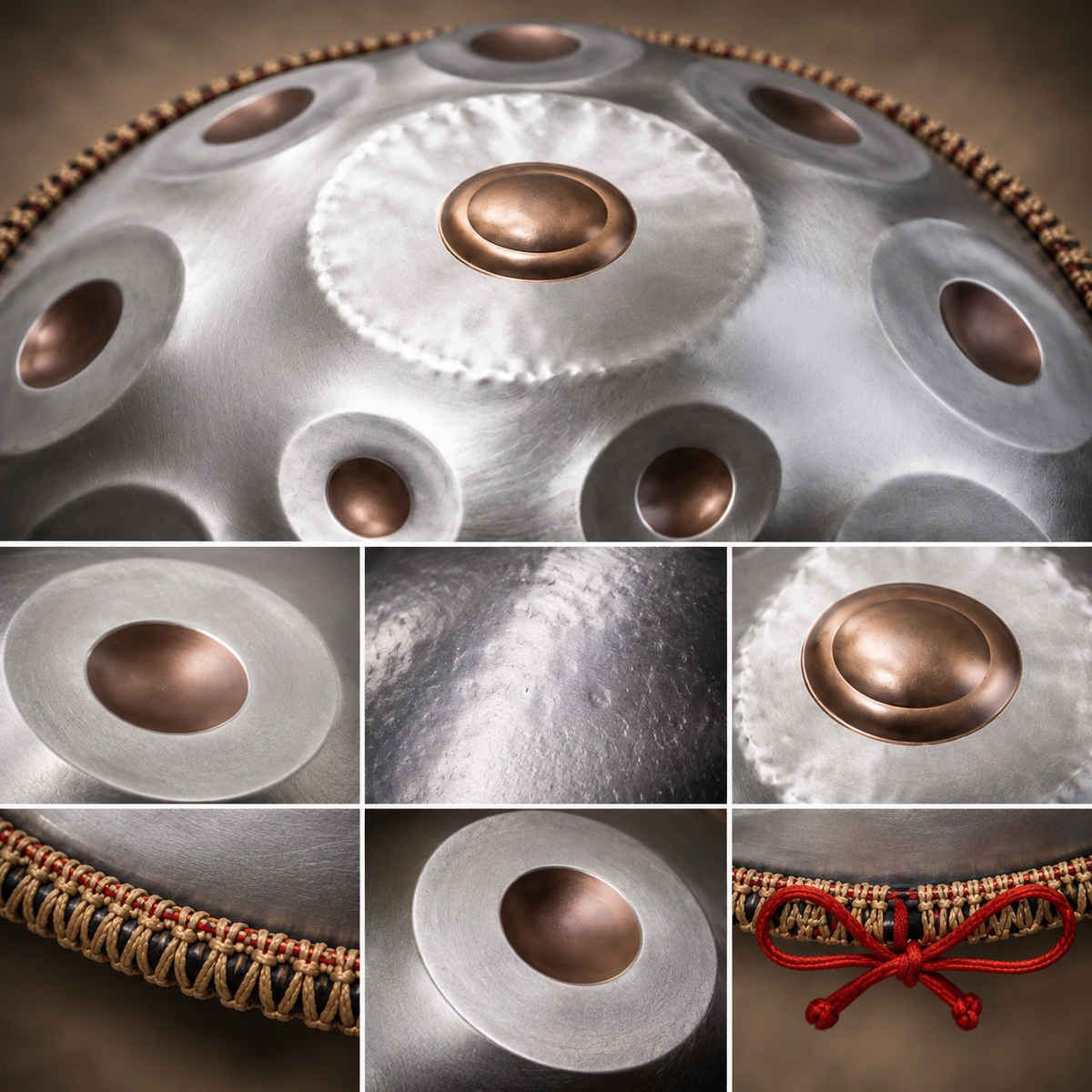 Sonara Luna – D Minor Stainless Steel Handpan | 9, 10 & 12 Notes