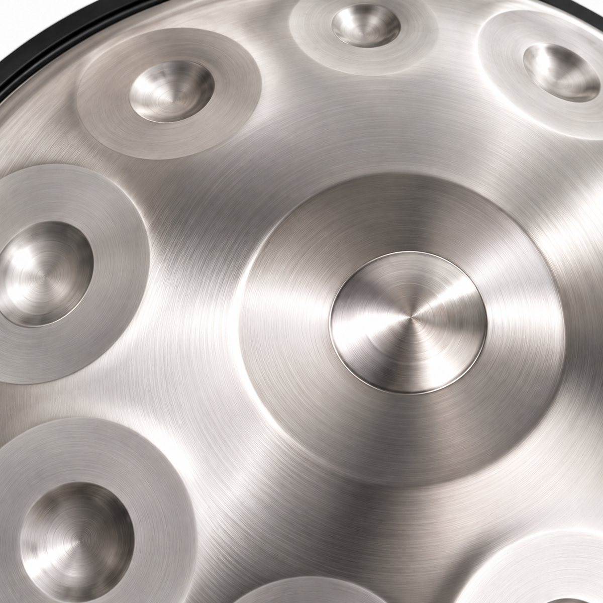 The Nerava Handpan – D Kurd | Stainless Steel | 9, 10 & 12 Notes | 440Hz
