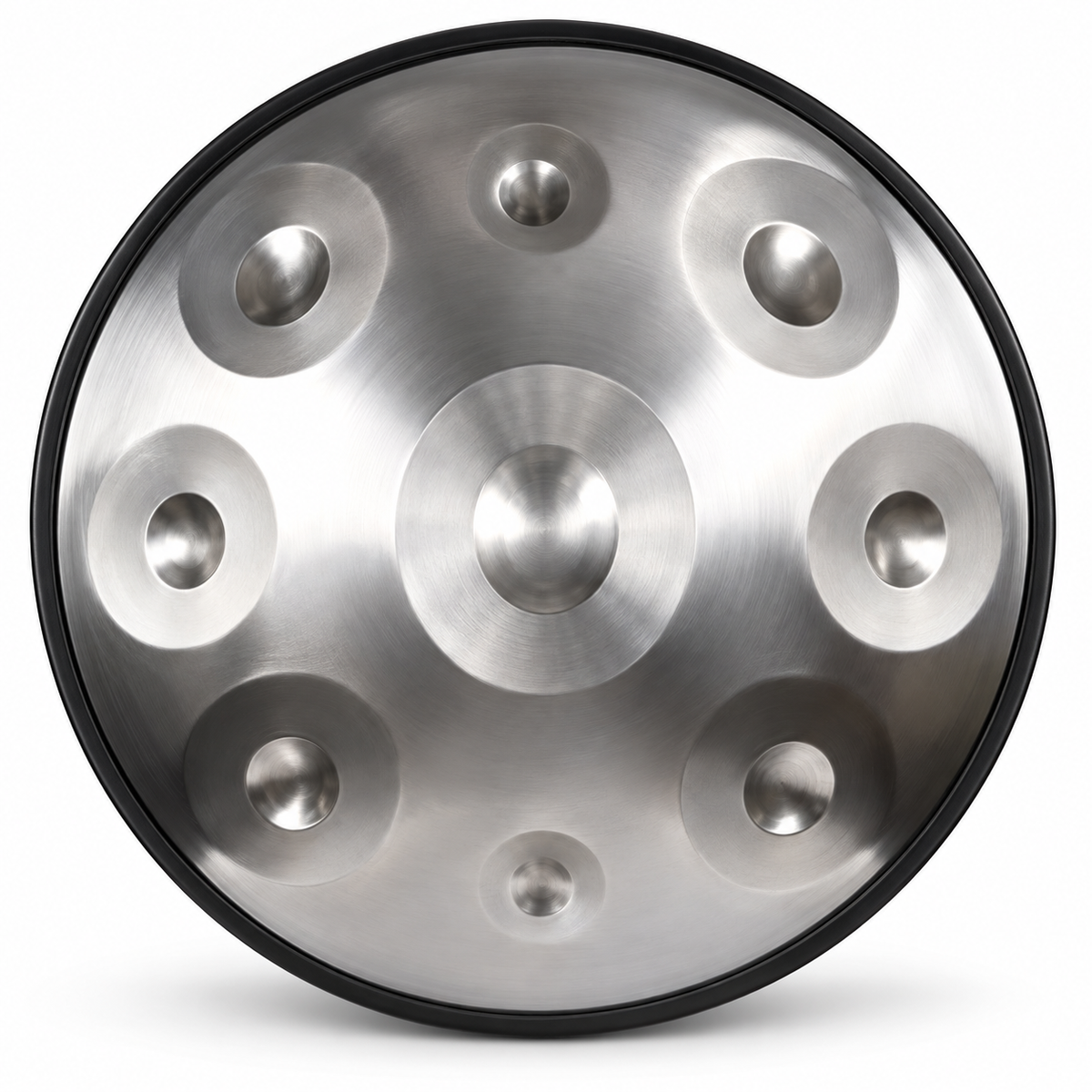 The Nerava Handpan – D Kurd | Stainless Steel | 9, 10 & 12 Notes | 440Hz